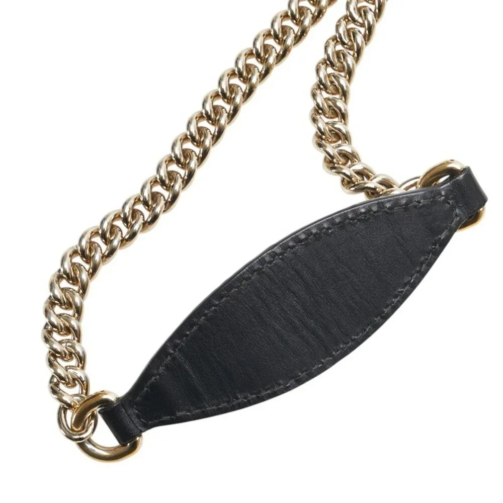 GUCCI Authentic Black Leather Horsebit Shoulder Bag - Picture 6 of 15